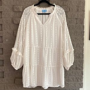 CeCe white dress